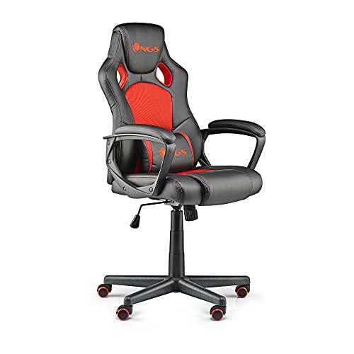 NGS Wasp Red - Silla de Gaming con Pistón de Gas Clase 3