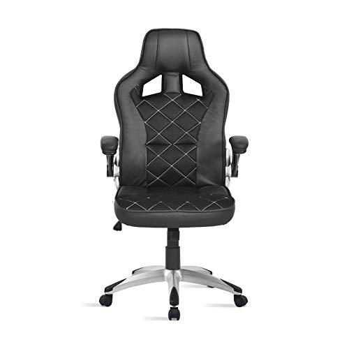 ATX Racing Daytona Silla Gaming, PU, Negro, Tamaño único