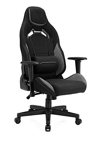 SENSE7 Juegos Tela Oficina Vanguard Gamer Silla ergonómica Reposabrazos Estructura de Acero de una Pieza Ángulo de inclinación Ajustable