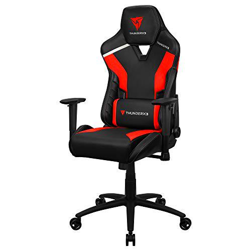 ThunderX3 TC3BR, Silla Gaming Ergonómica, Cojines Acolchados