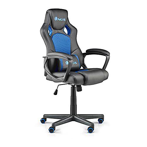 NGS Wasp Blue - Silla de Gaming con Pistón de Gas Clase 3