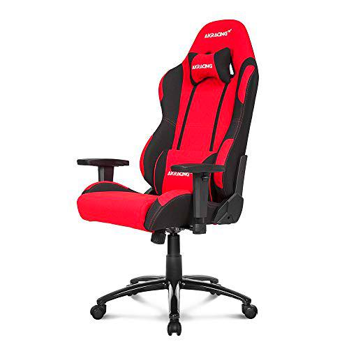 AKRACING EX-Wide - Silla (Negro, Rojo, 5 Rueda(s))