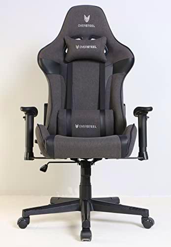 Oversteel ULTIMET - Silla de gaming en tela negra