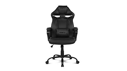 Drift DR50B- Silla Gaming Profesional, polipiel, reposabrazos acolchados