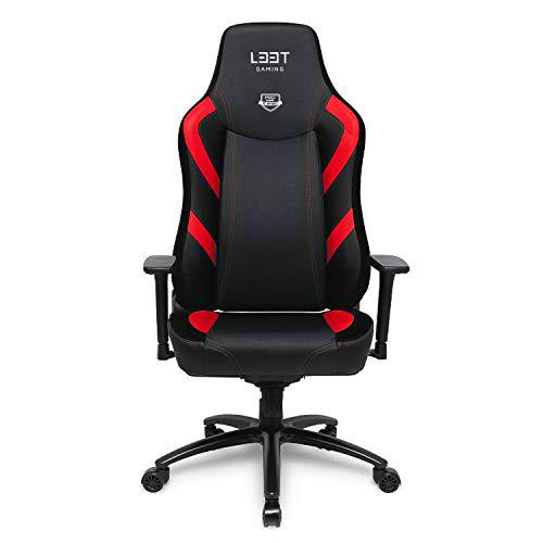 L33T Gaming Pro Excellence L-Rot Gaming, Silla de Oficina, Negro