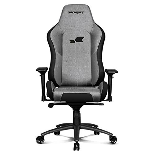 Drift Gaming DR275CLOUD- Silla Gaming Profesional, Material Tela con Acabado Terciopelo