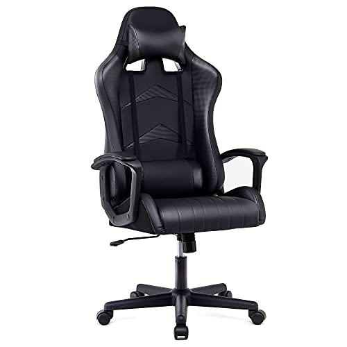 IntimaTe WM Heart Silla Gaming con Respaldo Alto Cojín Lumbar &amp; Cabeza Almohada