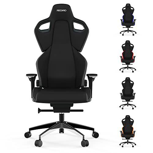 RECARO Exo FX Silla Gamer I Silla ergonómica con Altura Ajustable y apoyabrazos 5D para una Mayor Comodidad de Asiento para Gaming Profesional y Vida Diaria en la Oficina I Silla Gaming Pure Black