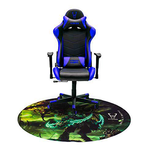 Woxter Stinger Station Blue - Silla Gaming (Racing) + Alfombrilla Gaming de Suelo