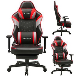 SITMOD Silla Gaming,Ergonómica Silla Gamer,con Reposacabeza Apoyo y Cojín Lumbar