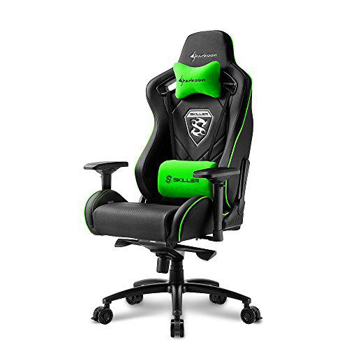 Sharkoon SKILLER SGS4 - Silla Gaming XXL, Cuero Sintético