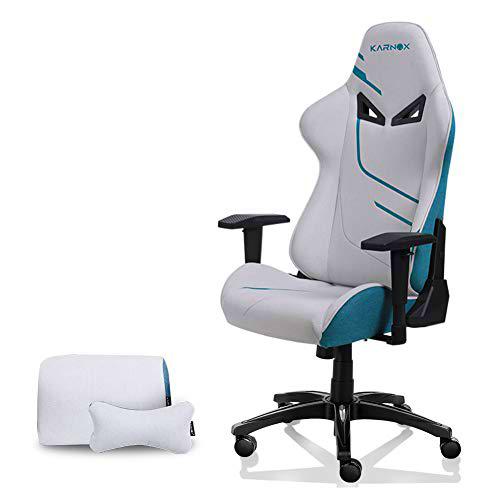 Karnox Silla de gaming, de tela, para gaming, ergonómica