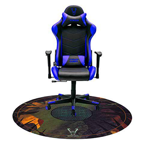 Woxter Stinger Station Blue - Silla Gaming (Racing) + Alfombrilla Gaming de Suelo