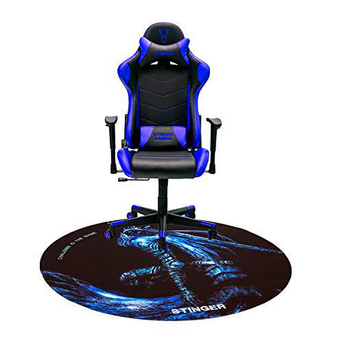 Woxter Stinger Station Blue - Silla Gaming (Racing) + Alfombrilla Gaming de Suelo