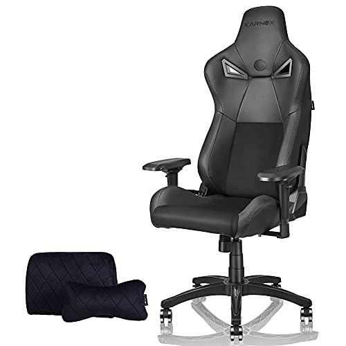 Karnox BK Gaming Silla Racing Silla Gaming Chair Gaming Silla Gaming Silla Gaming Silla Silla Ergonómica Silla de Escritorio Silla de Escritorio Ajustable 4D Reposabrazos Negro