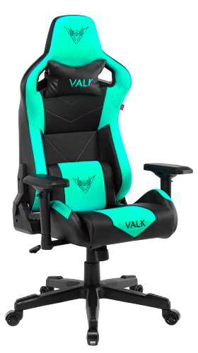 VALK Gaia - Silla Gaming, Silla Gamer, Ergonómica Reclinable 160º Reposabrazos 4D Transpirable