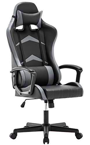 IntimaTe WM Heart Silla Gaming con Respaldo Alto Cojín Lumbar &amp; Cabeza Almohada