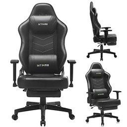 SITMOD Silla Gaming,Ergonómica Silla Gamer,con Reposacabeza Apoyo y Cojín Lumbar