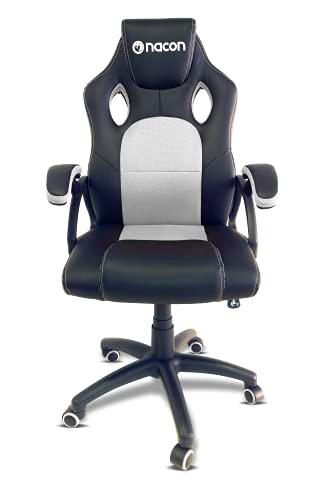 Nacon Silla Gaming Ergonómica de Altura Ajustable en Blanco PCCH-110