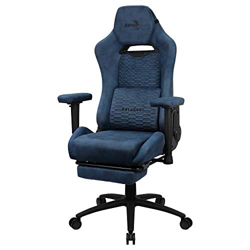 Aerocool ROYALSTEELBL Silla Gaming, Azul, One Size