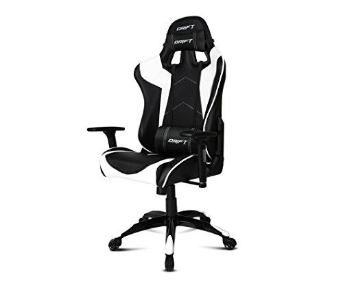 Drift DR300BW - Silla Gaming profesional, polipiel