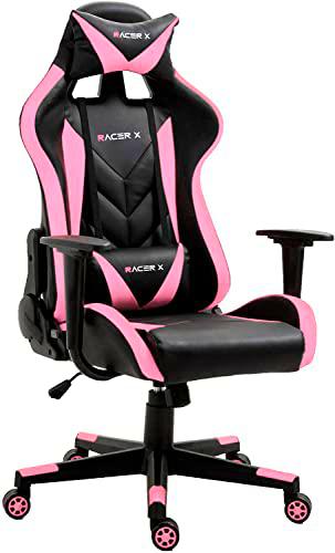 RR TLV-RX-Blue Silla Gaming Oficina Racing Sillon Gamer Racer X Profesional Videojuegos PC