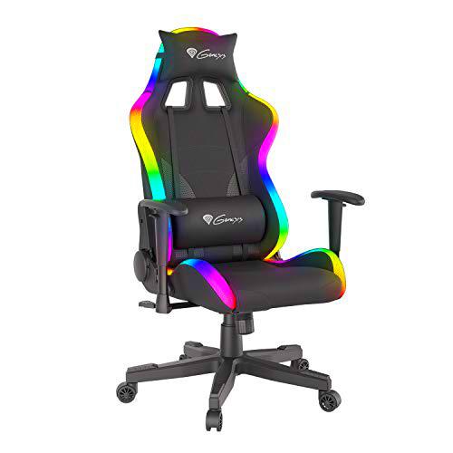 GENESIS Trit 600 RGB Silla para Videojuegos, Negro