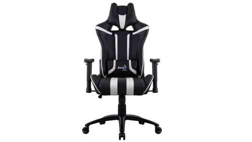 AeroCool Silla Gaming, Negro/Blanco