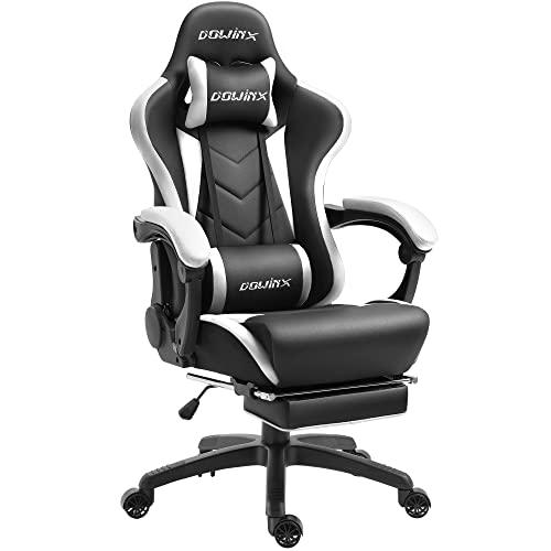 Dowinx Silla de gaming ergonómica con masaje lumbar