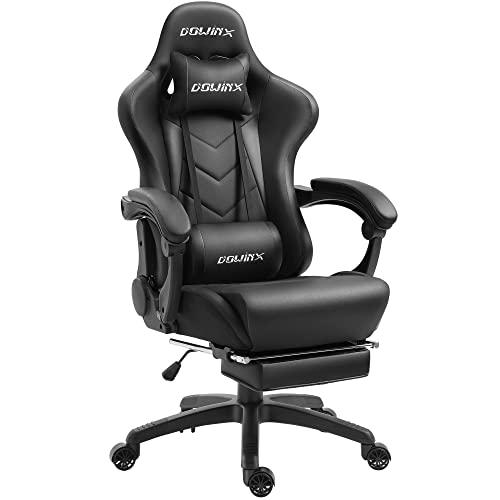 Dowinx Silla de gaming ergonómica con masaje lumbar