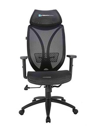 Newskill Aryon - Silla Gaming de Oficina Fabricada en Material mallado (reposacabezas e inclinación de la Espalda Ajustable