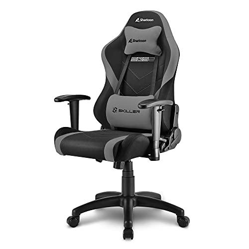 Sharkoon Gaming Chair, Gris, Silla pequeña