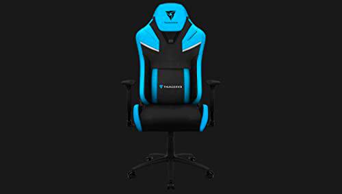 ThunderX3 TC5 MAX Sillón Gaming, Cuero sintético, Azul/Negro