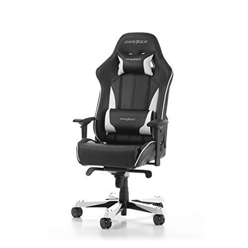 DXRacer Silla de Gaming, Negro/Blanco, 59 x 73 x 144 cm