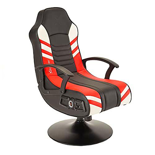 X-Rocker Aries Silla de Juego, Black, Júnior