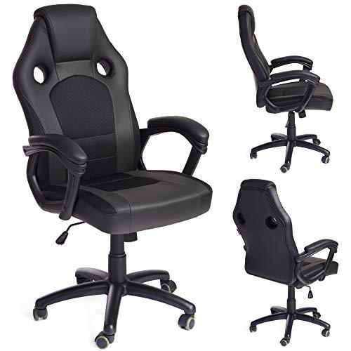 Silla de Gaming giratoria ergonómica, con Altura Ajustable