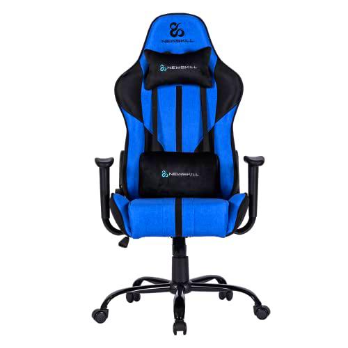 Newskill Silla Gaming Tela Horus Zephyr, Reclinable 180º