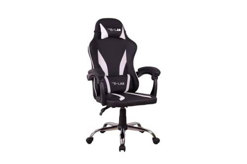 The G-Lab K Seat Neon Blanco Silla Gaming, Talla única