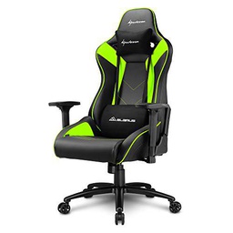 Sharkoon Elbrus 3 Silla negra / verde Silla de juego