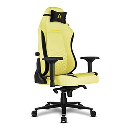 Alpha Gamer Alegra Fabric Silla Gaming, Amarillo, One Size