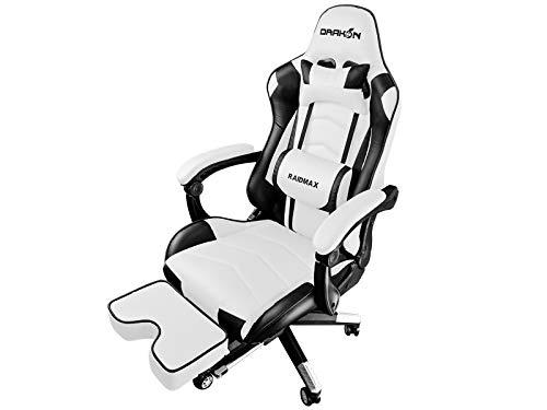 Raidmax SEDIA Gaming DRAKON Bianca/NERA Silla, universale