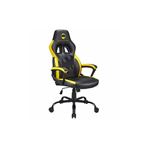 Subsonic Batman Original Silla Gaming, Negro y Amarillo