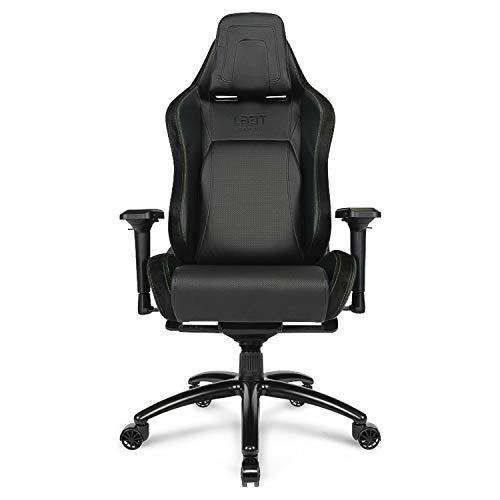 L33T Gaming E-Sports - Silla de Oficina ergonómica con Soporte Lumbar y Cervical