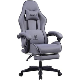 Dowinx Silla de gaming ergonómica con soporte lumbar de masaje