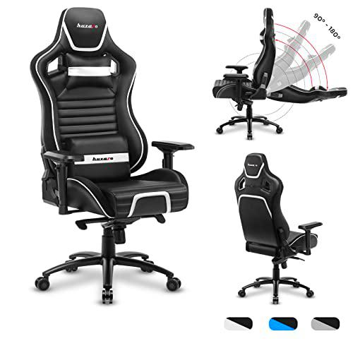 huzaro Force 8.2 White Silla para Videojuegos, Blanco, tamaño