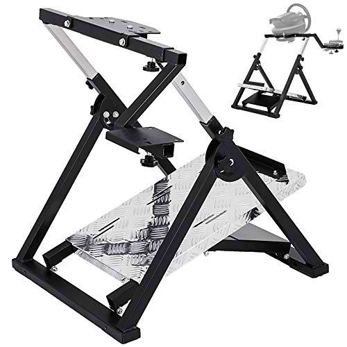 VEVOR Soporte para Volante 64 x 55 x 60-80 cm Soporte de Volante Universal Plegable G25 G27 G29 y G920 Wheel Stand Pro Compatible con Logitech Soporte Volante Logitech g29 Wheel Stand Pro [video game]