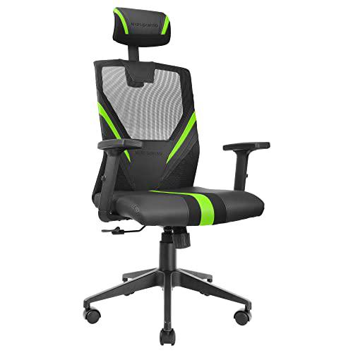 Mars Gaming MGC-ERGO Verde, Silla Gaming Ergonómica