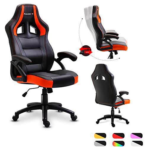 huzaro Force 4.2 Orange Silla para Videojuegos, Cuero