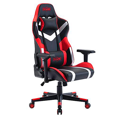 S*MAX Silla Gaming Rojo