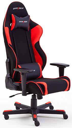 DX RACER R1 Silla de Oficina, Tela, Piel sintética